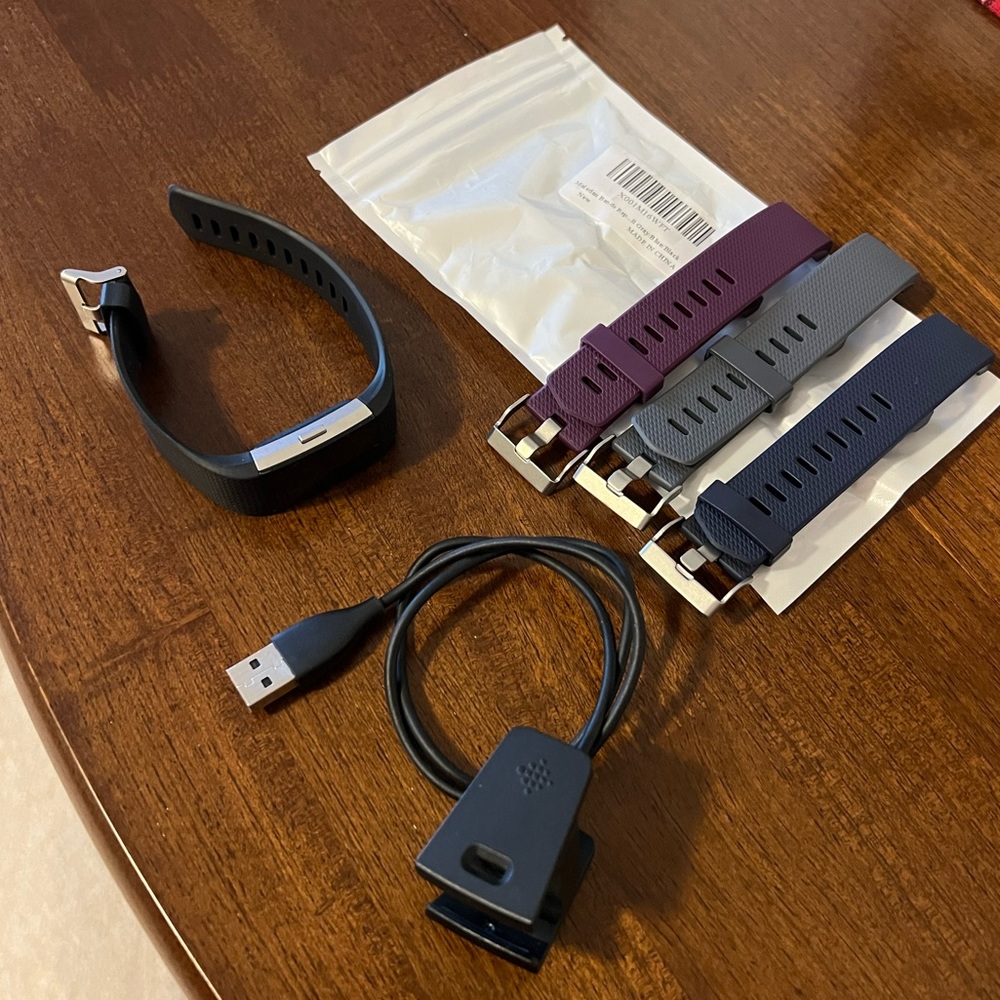 Fitbit Charge 2 with Bands and Charger